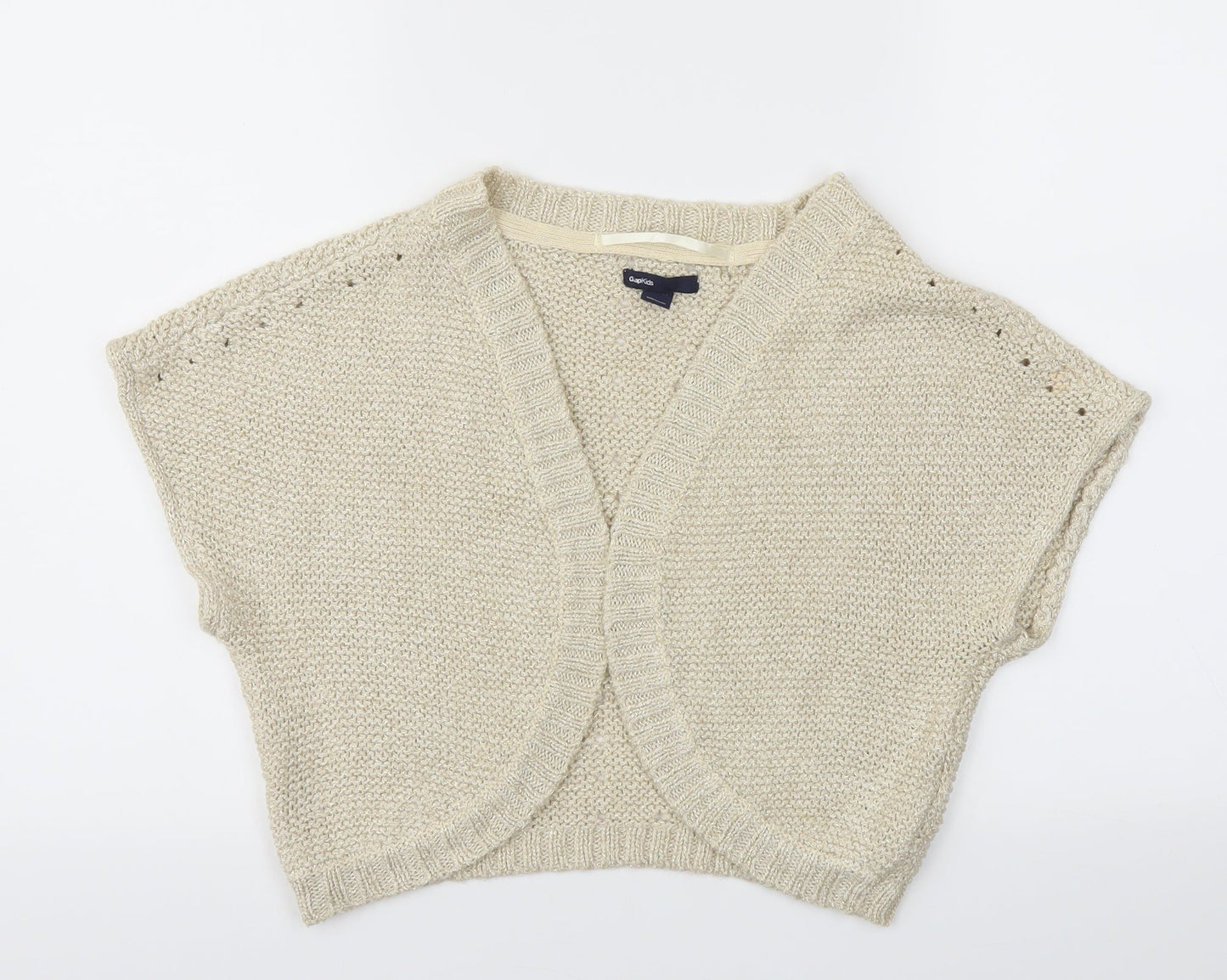 Gap Girls Gold   Cardigan Jumper Size 13 Years