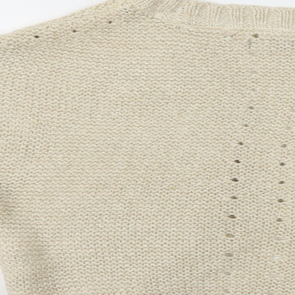 Gap Girls Gold   Cardigan Jumper Size 13 Years