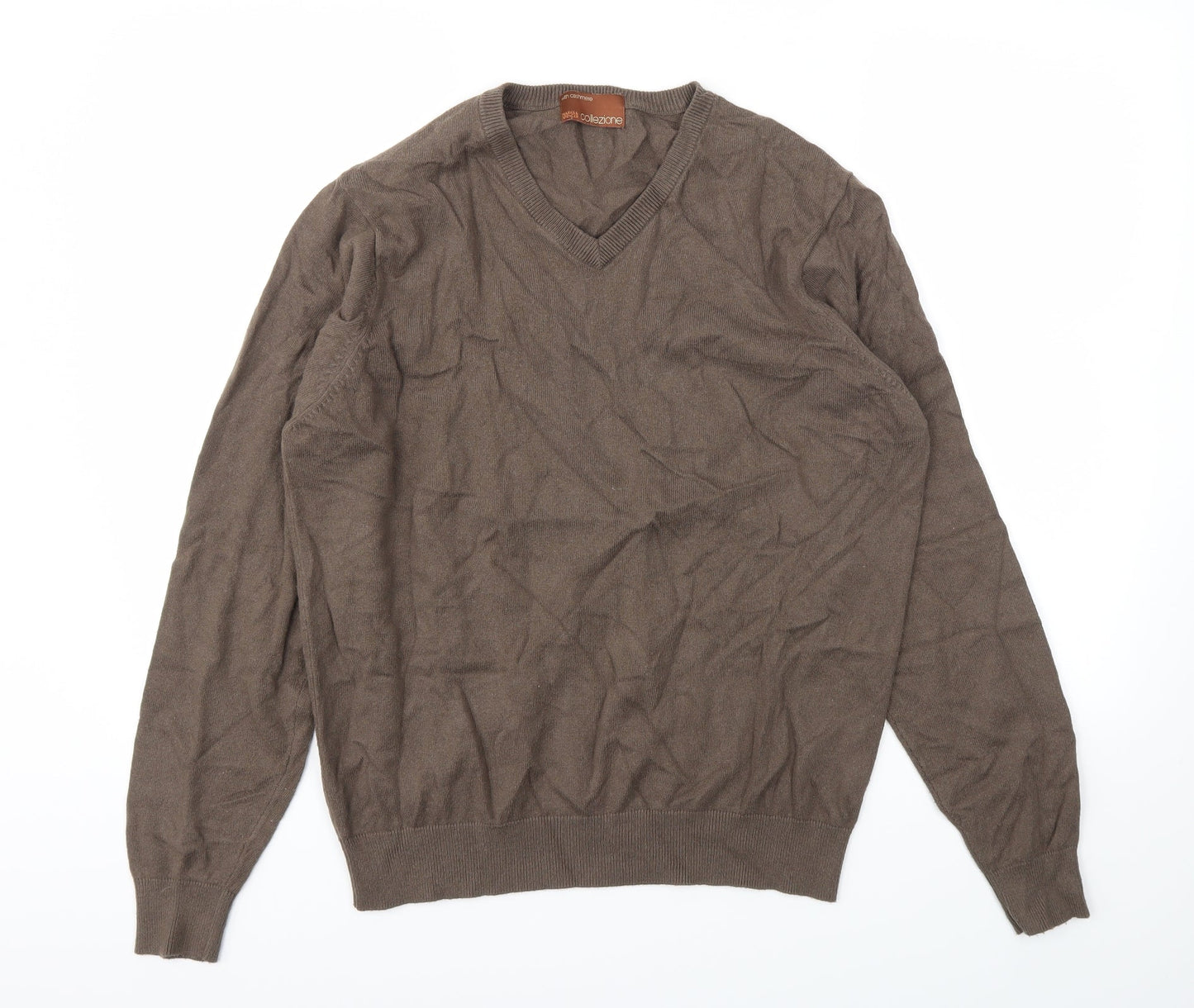 Mens UK Size M M&S Brown Pullover Sweatshirt