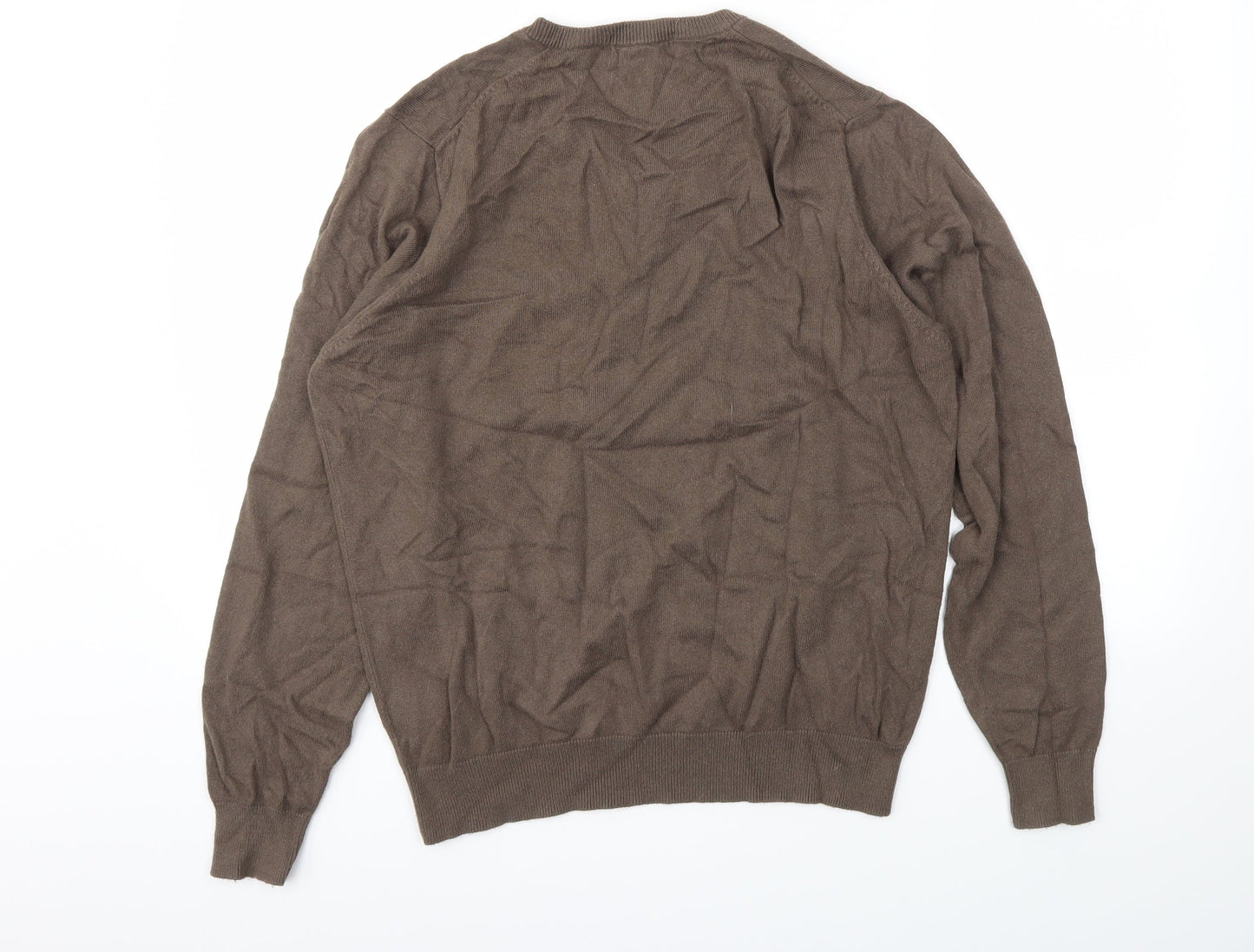 Mens UK Size M M&S Brown Pullover Sweatshirt