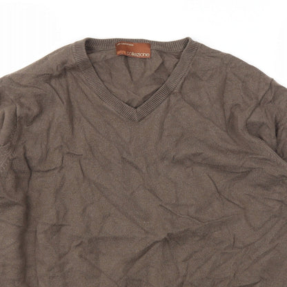 Mens UK Size M M&S Brown Pullover Sweatshirt