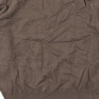 Mens UK Size M M&S Brown Pullover Sweatshirt
