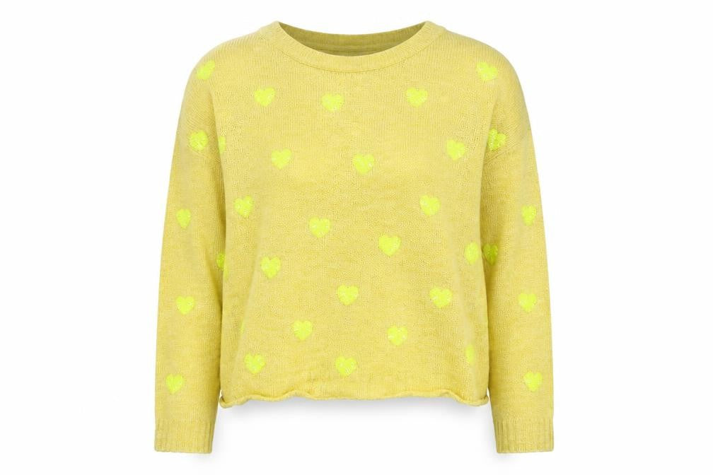 Next Womens Yellow Argyle/Diamond  Pullover Hoodie Size S