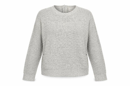 Front view of Papaya women’s grey jumper, size M