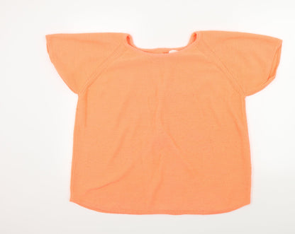 George Womens Orange   Pullover Jumper Size 20
