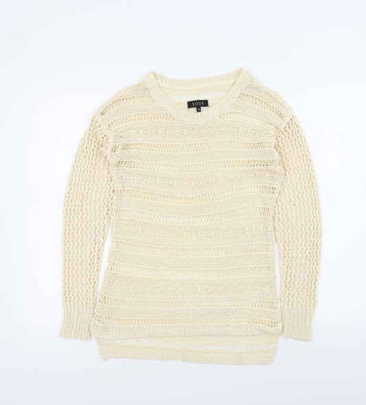 Soon Womens Beige   Pullover Jumper Size 10