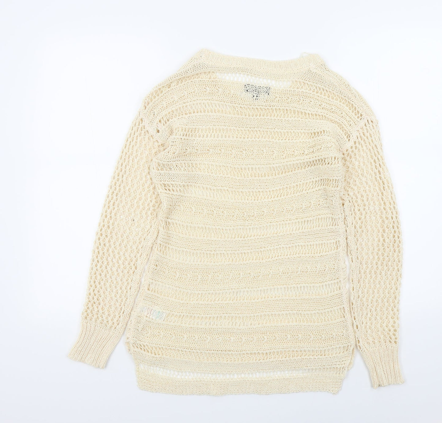 Soon Womens Beige   Pullover Jumper Size 10