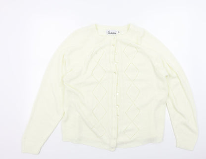 INVITATION Womens Beige   Cardigan Jumper Size S