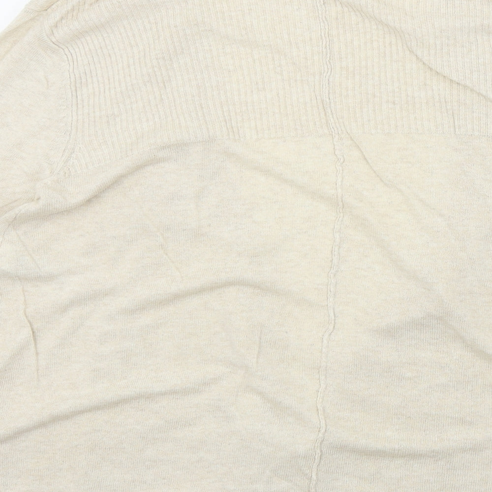 M&S Womens Beige   Cardigan Jumper Size 12