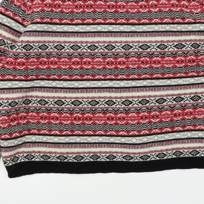 Primark Womens Multicoloured Geometric  Pullover Jumper Size 14
