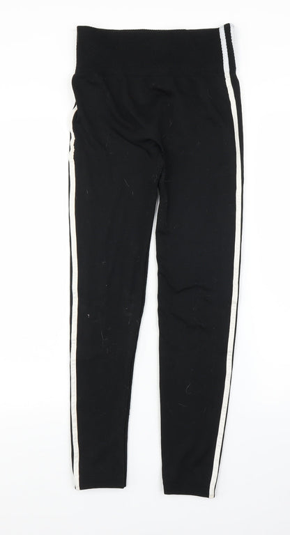 QED London Womens Black   Carrot Leggings Size M L25 in