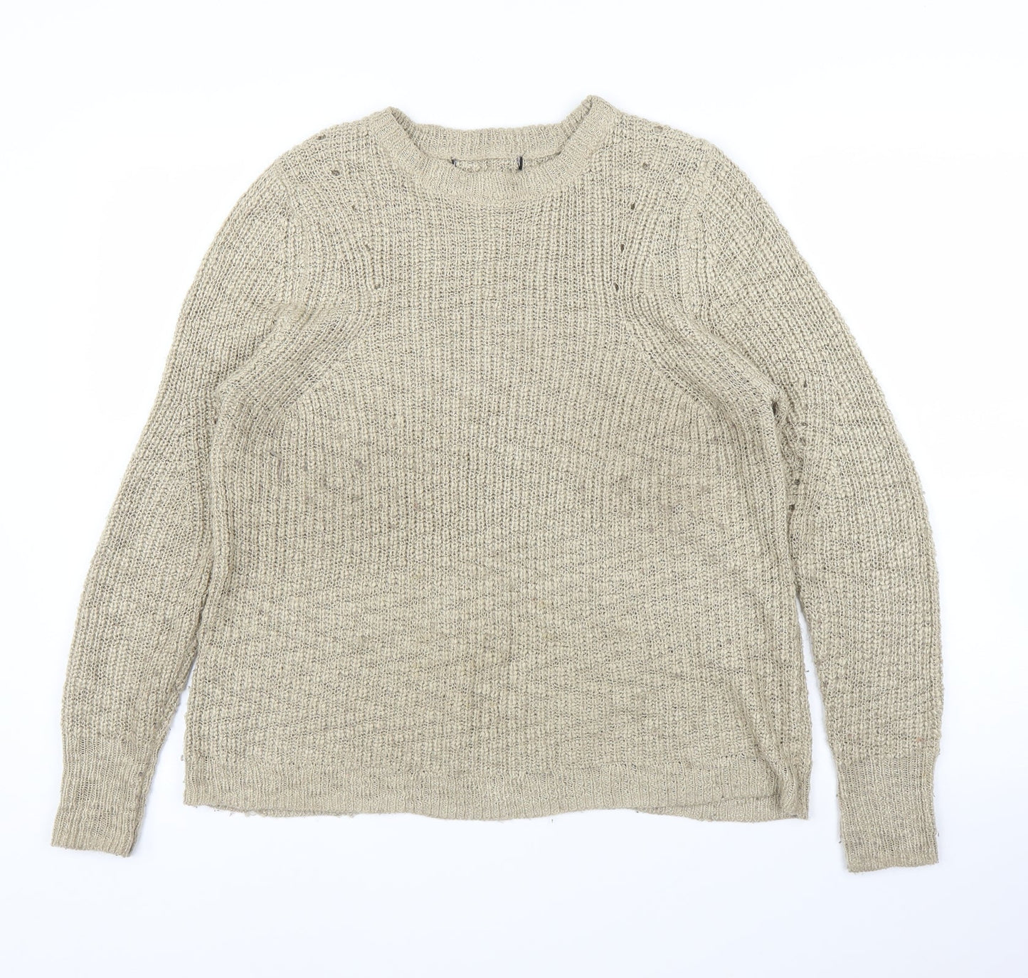 Preworn Womens Beige   Pullover Jumper Size M
