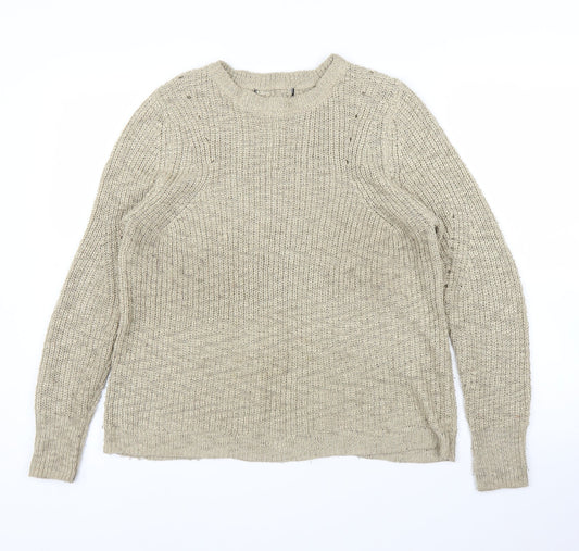 Preworn Womens Beige   Pullover Jumper Size M