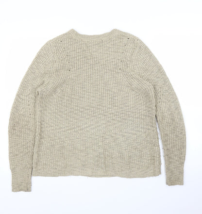 Preworn Womens Beige   Pullover Jumper Size M