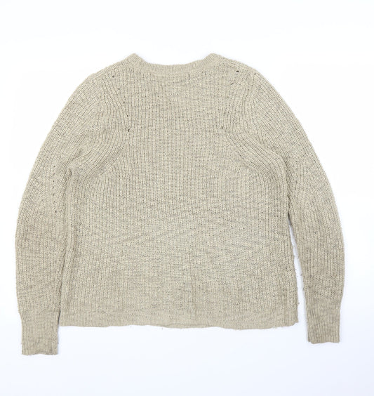 Preworn Womens Beige   Pullover Jumper Size M
