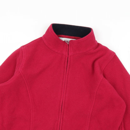 EWM Womens Pink  Fleece Full Zip Jumper Size S