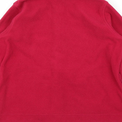 EWM Womens Pink  Fleece Full Zip Jumper Size S