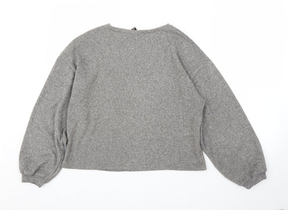 New Look Womens Grey   Pullover Jumper Size M