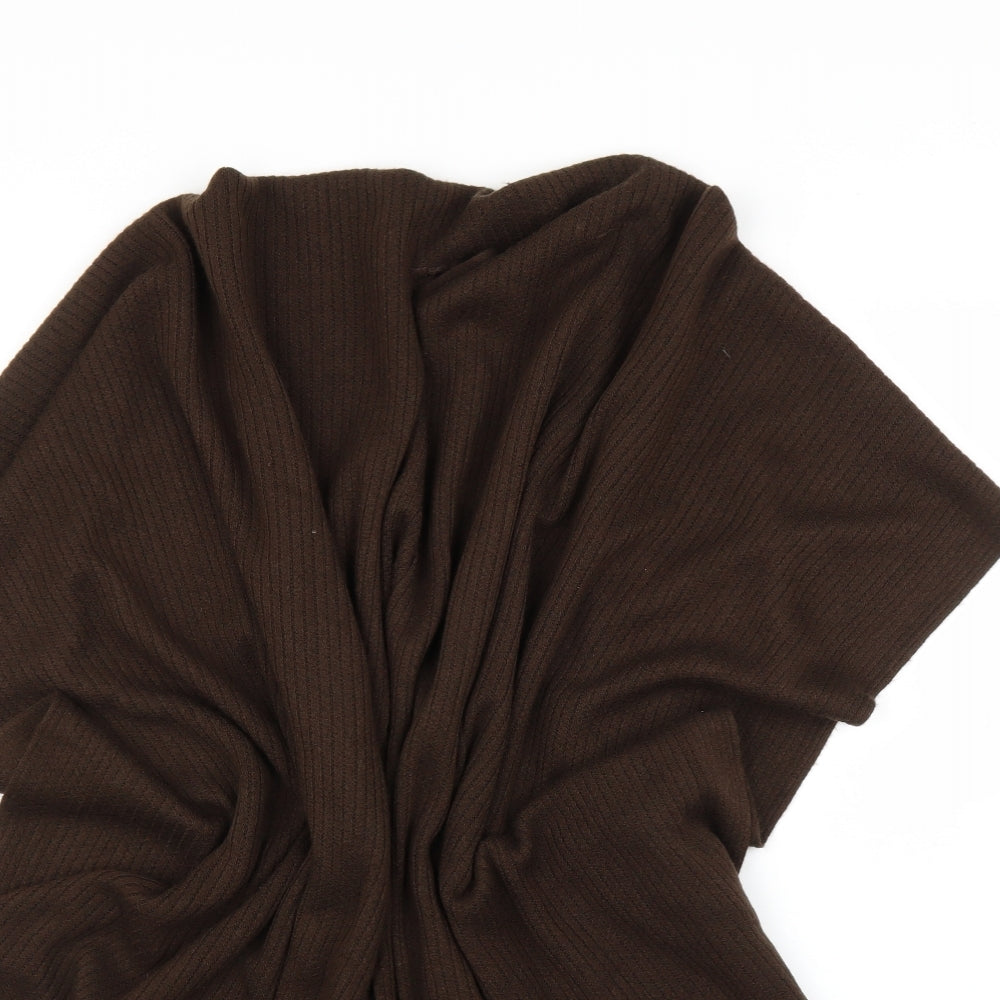 Preworn Womens Brown   Cape Jumper Size M