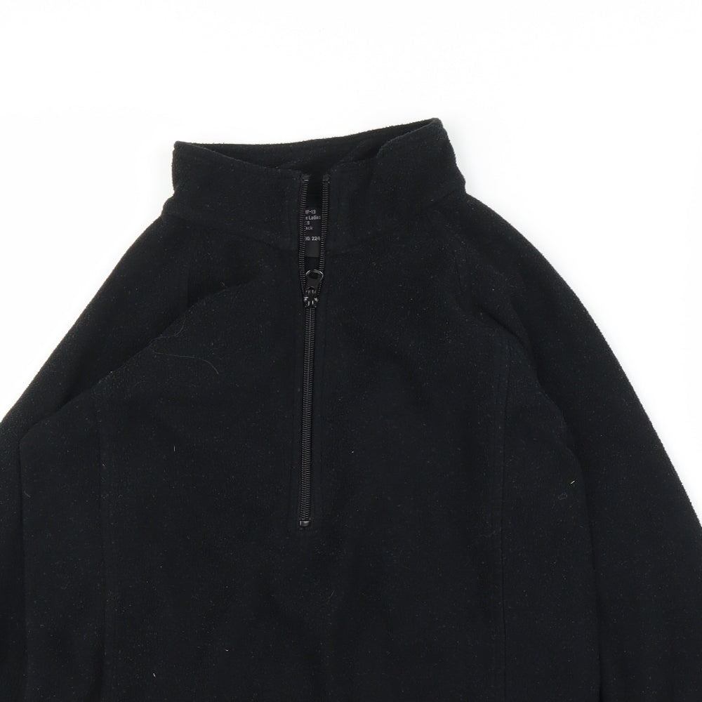 Trekmates Womens Black  Fleece Pullover Jumper Size XS
