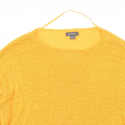 Primark Womens Yellow   Pullover Jumper Size M