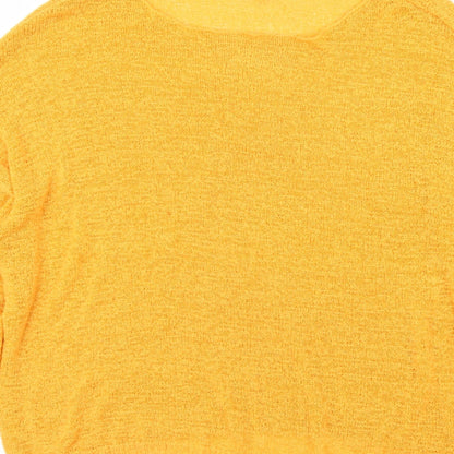 Primark Womens Yellow   Pullover Jumper Size M