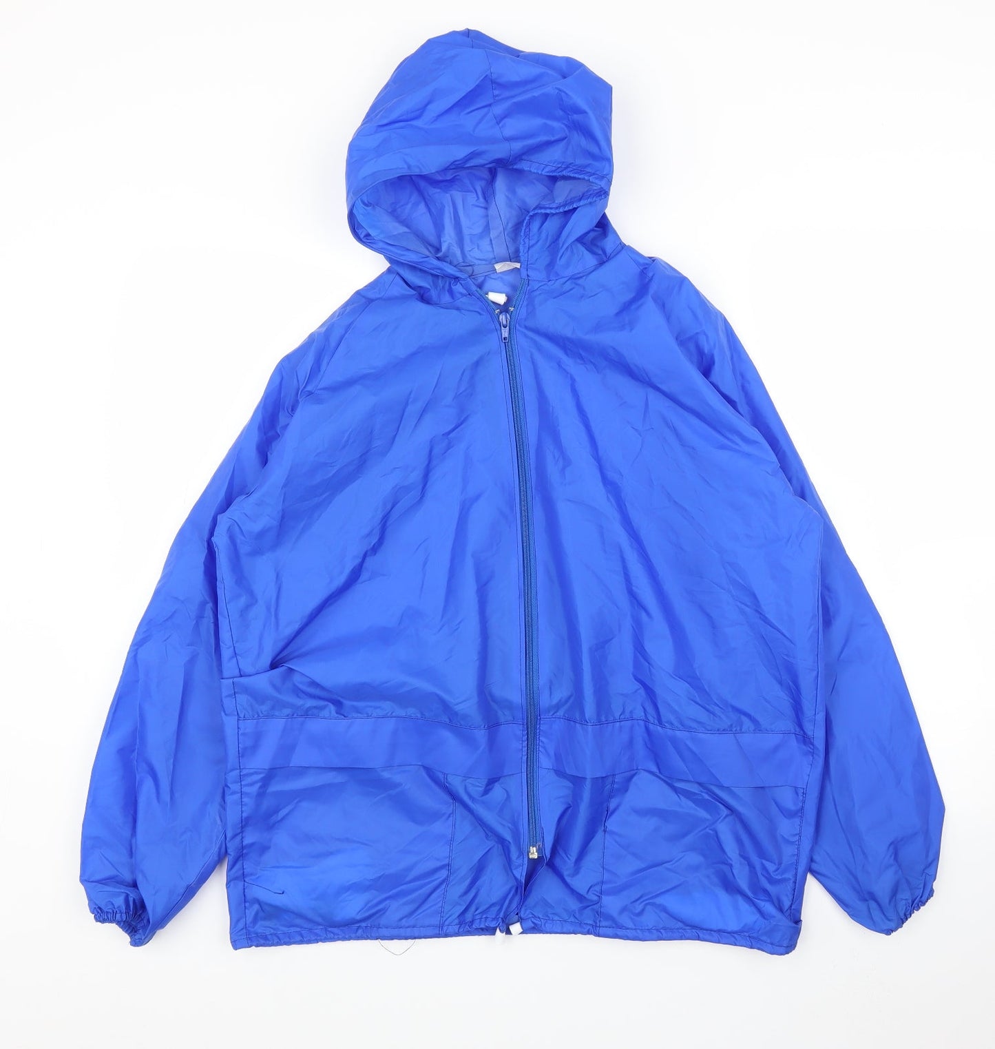 Womens UK Size S Preworn Blue Rain Coat