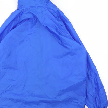 Womens UK Size S Preworn Blue Rain Coat