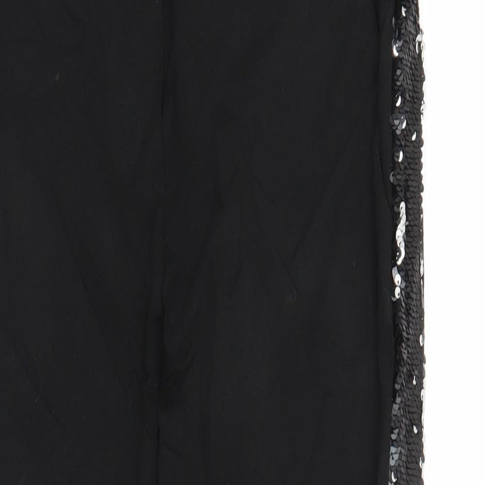 Latte Womens Black   Carrot Trousers Size S L27 in