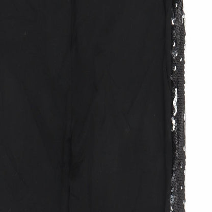 Latte Womens Black   Carrot Trousers Size S L27 in