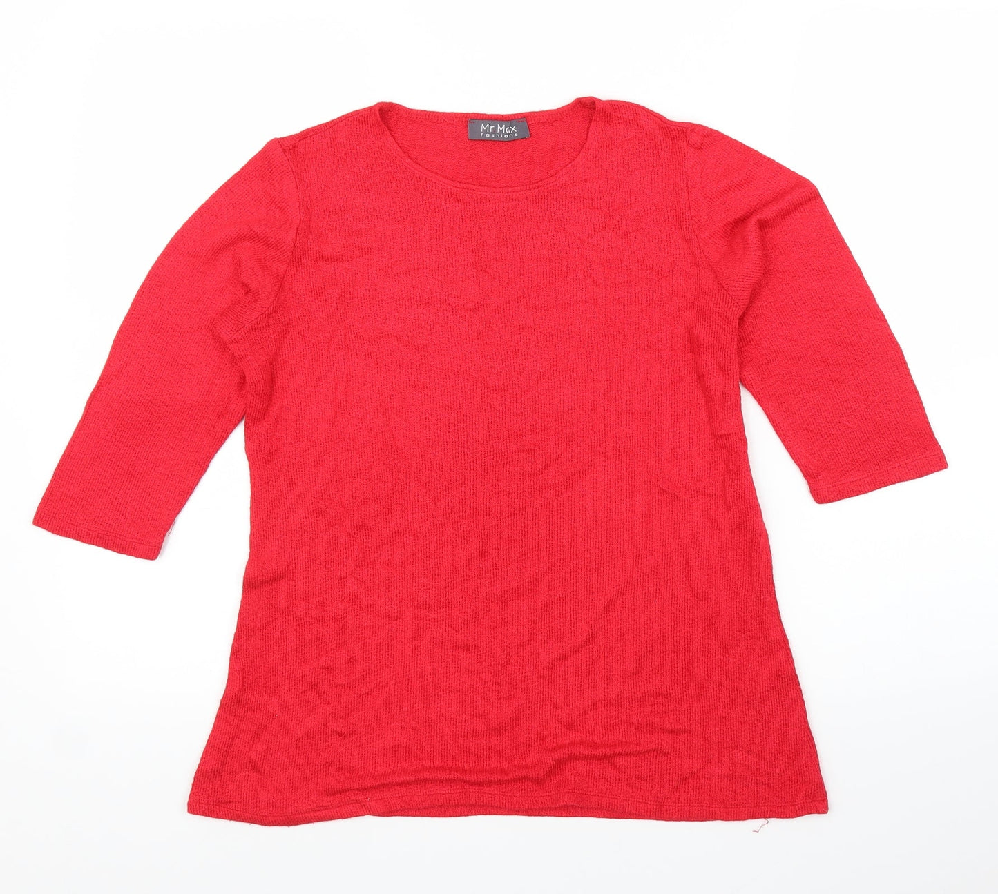 Mr Max Fashion Womens Red   Pullover Jumper Size XS