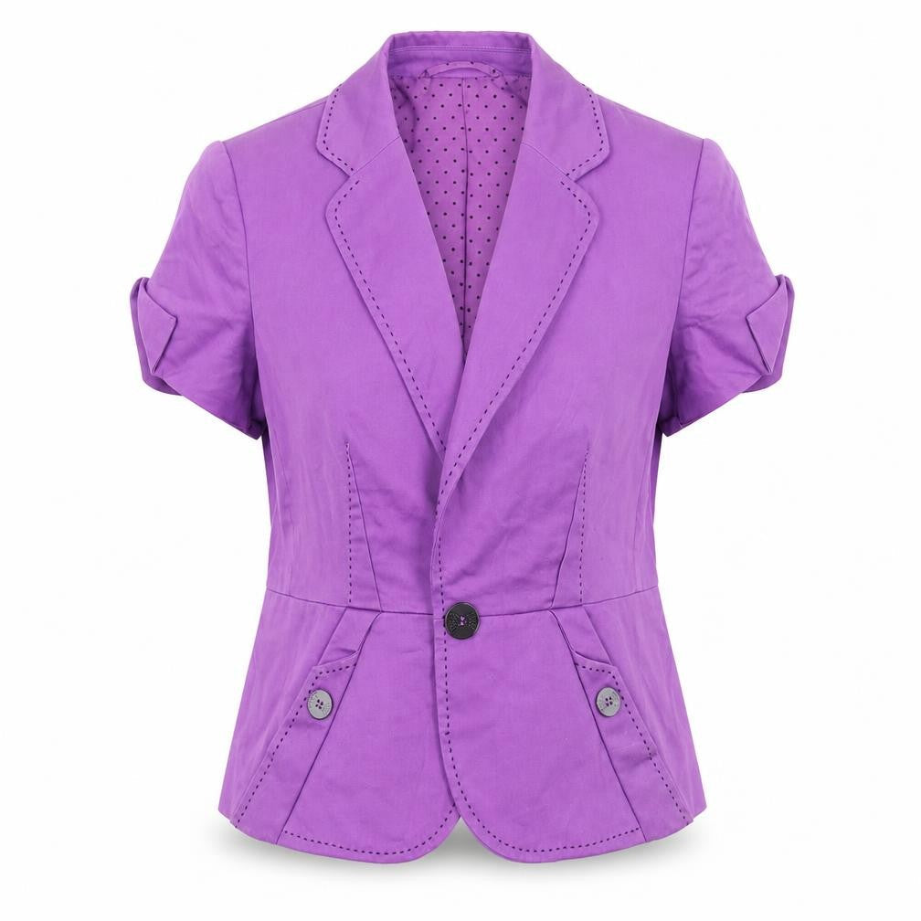 Womens UK Size 12 Marks and Spencer Regular Purple Suit Jacket