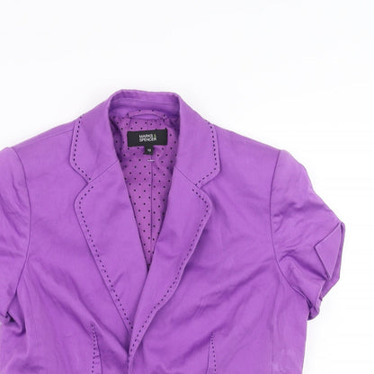 Marks and Spencer Womens Purple   Jacket Suit Jacket Size 12