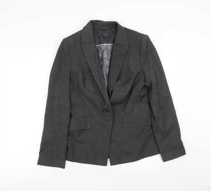Marks and Spencer Womens Grey   Jacket Suit Jacket Size 12