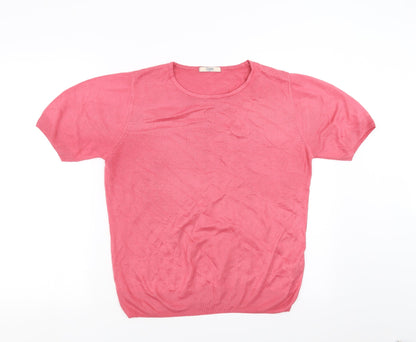 Marks and Spencer Womens Pink   Pullover Jumper Size 16