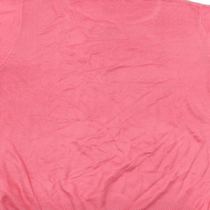 Marks and Spencer Womens Pink   Pullover Jumper Size 16