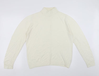 Marks & Spencer Womens Ivory   Pullover Jumper Size 12
