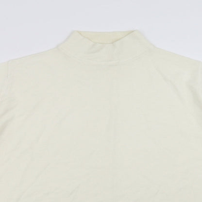 Marks & Spencer Womens Ivory   Pullover Jumper Size 12