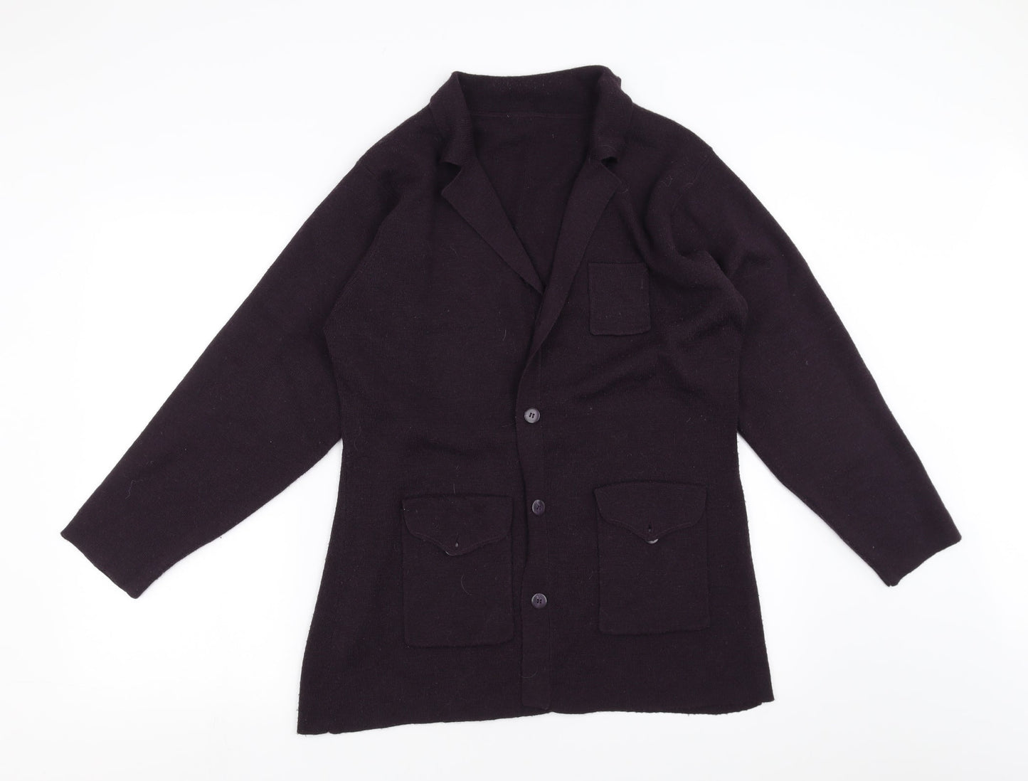 St Bernard Womens Purple   Cardigan Jumper Size 14