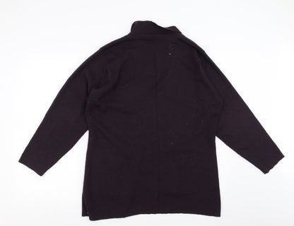 St Bernard Womens Purple   Cardigan Jumper Size 14