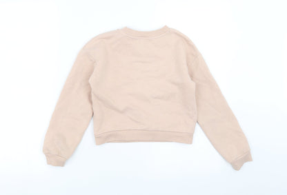 Young Dimension Girls Pink   Pullover Sweatshirt Size 8-9 Years  - no filter