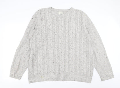 George Mens Grey   Pullover Jumper Size XL