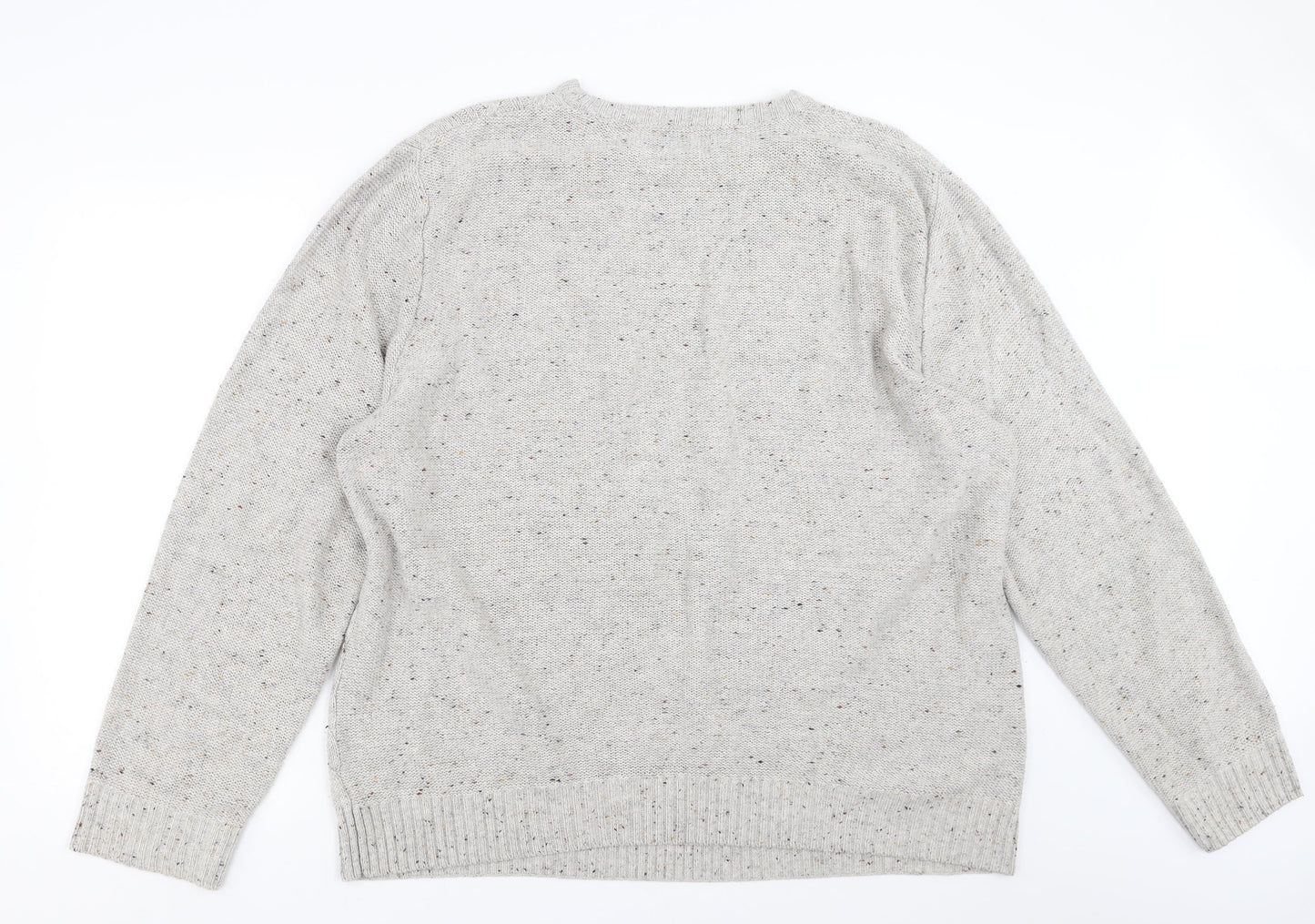 George Mens Grey   Pullover Jumper Size XL