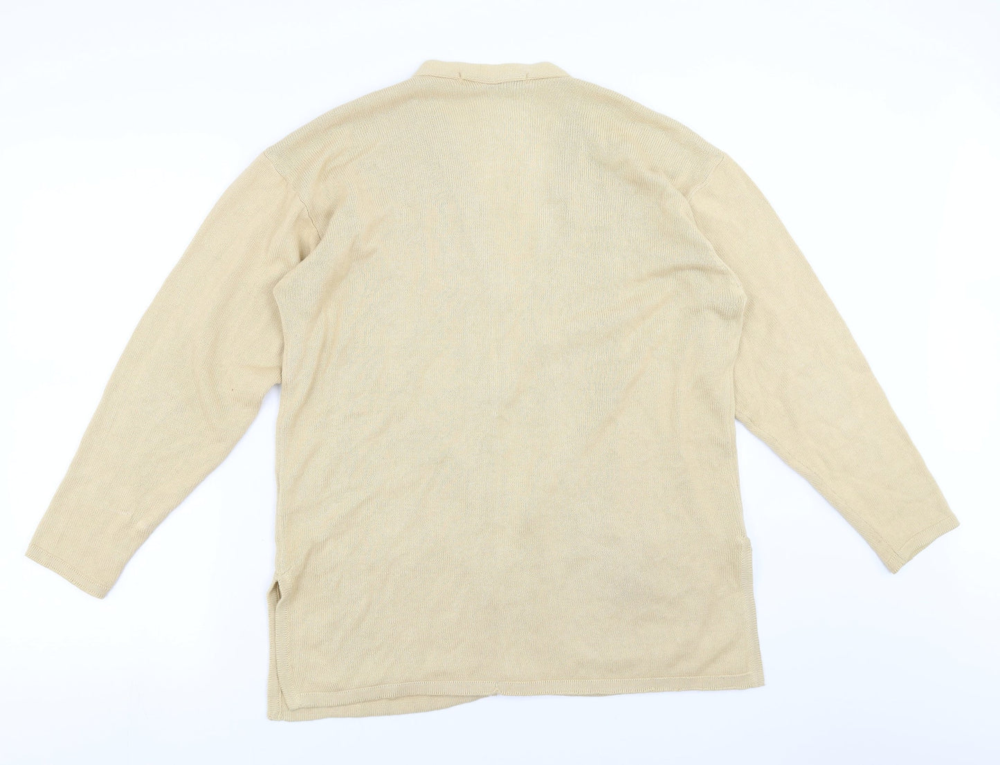 TIGI Womens Beige   Cardigan Jumper Size S