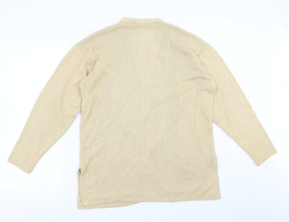 TIGI Womens Beige   Cardigan Jumper Size S