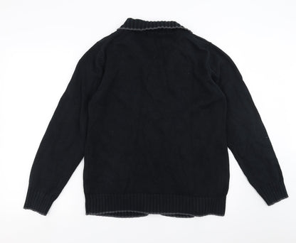 NEXT Mens Black   Pullover Jumper Size M