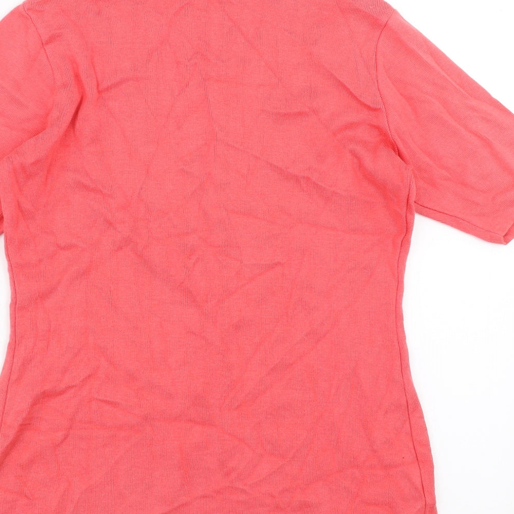 Le Comte Womens Pink   Cardigan Jumper Size 12
