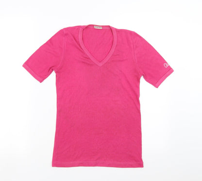 Claire Womens Pink   Basic T-Shirt Size M