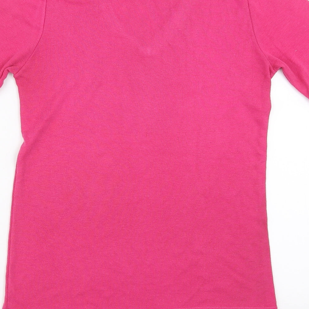 Claire Womens Pink   Basic T-Shirt Size M