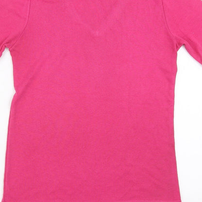 Claire Womens Pink   Basic T-Shirt Size M